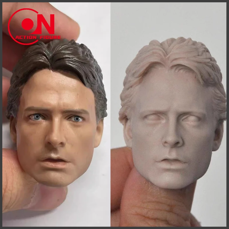 

1/6 Scale Marty Michael J. Fox Head Sculpt PVC Head Carving Model Fit 12'' Male Soldier Action Figure Body Dolls