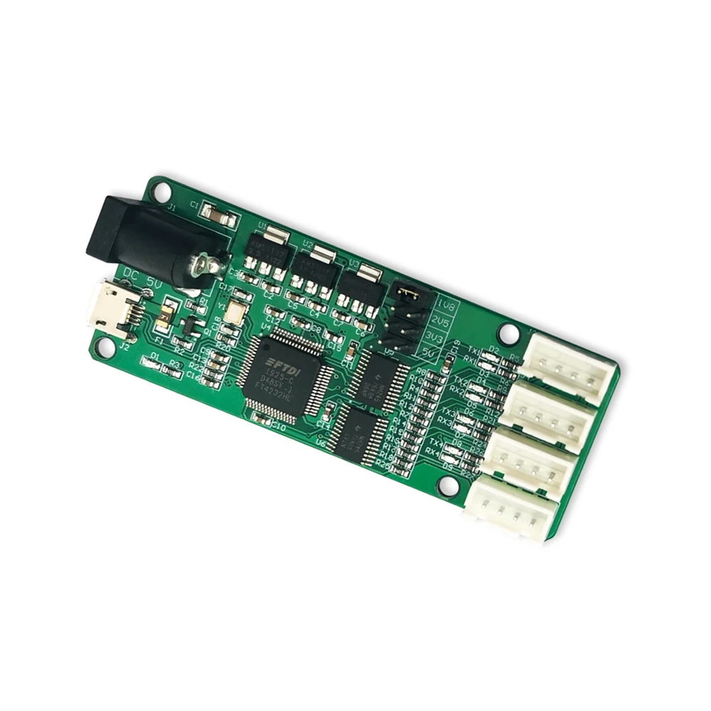 LC-FT4232-4TTL USB to TTL Converter Module 4 Channel High Speed UART Serial Port Communication Board 5V 3.3V 2.5V 1.8V for PC