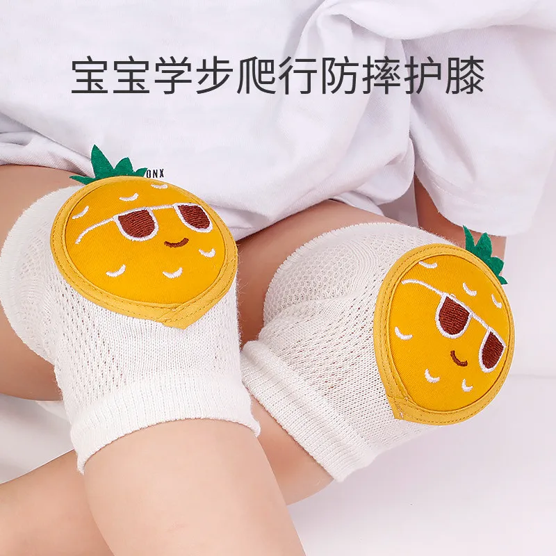 Korea Baby Knee Pads Fashion Print Kids Kneepad for Crawling Toddler Baby Safety Accessories Knee Protector Socks 0-2Years