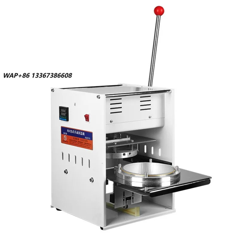 Manual Yogurt Bubble Tea Juice Paper Plastic Cup Sealer Sealing Machine