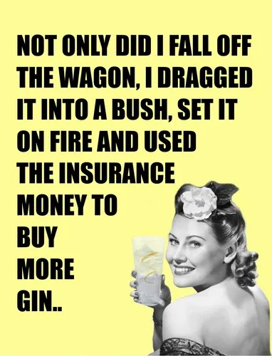 Gin Wagon Funny Quote VINTAGE METAL RETRO KITCHEN GARAGE BAR PUB MAN CAVE SIGN