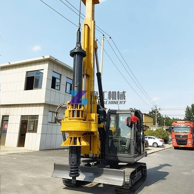 Hot Sale30m 40m 50m Large Diameter Mud Rotary Drilling Rig Machine Small Rotary Drilling Rig Used Sheet Pile Drilling Rig
