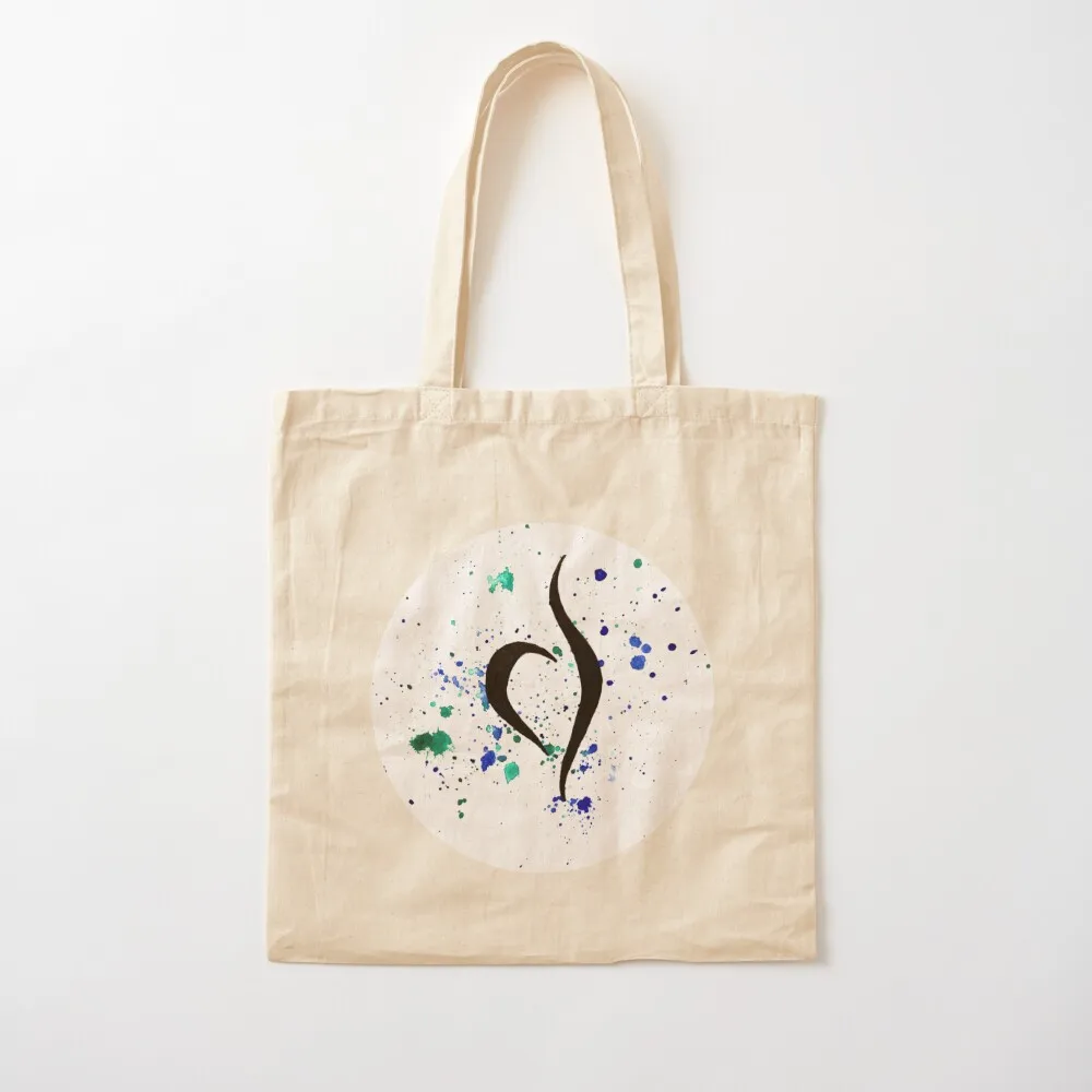 

Watercolor Splatter NEDA Symbol Tote Bag shopping bag logo bags luxury women Canvas Tote Bag