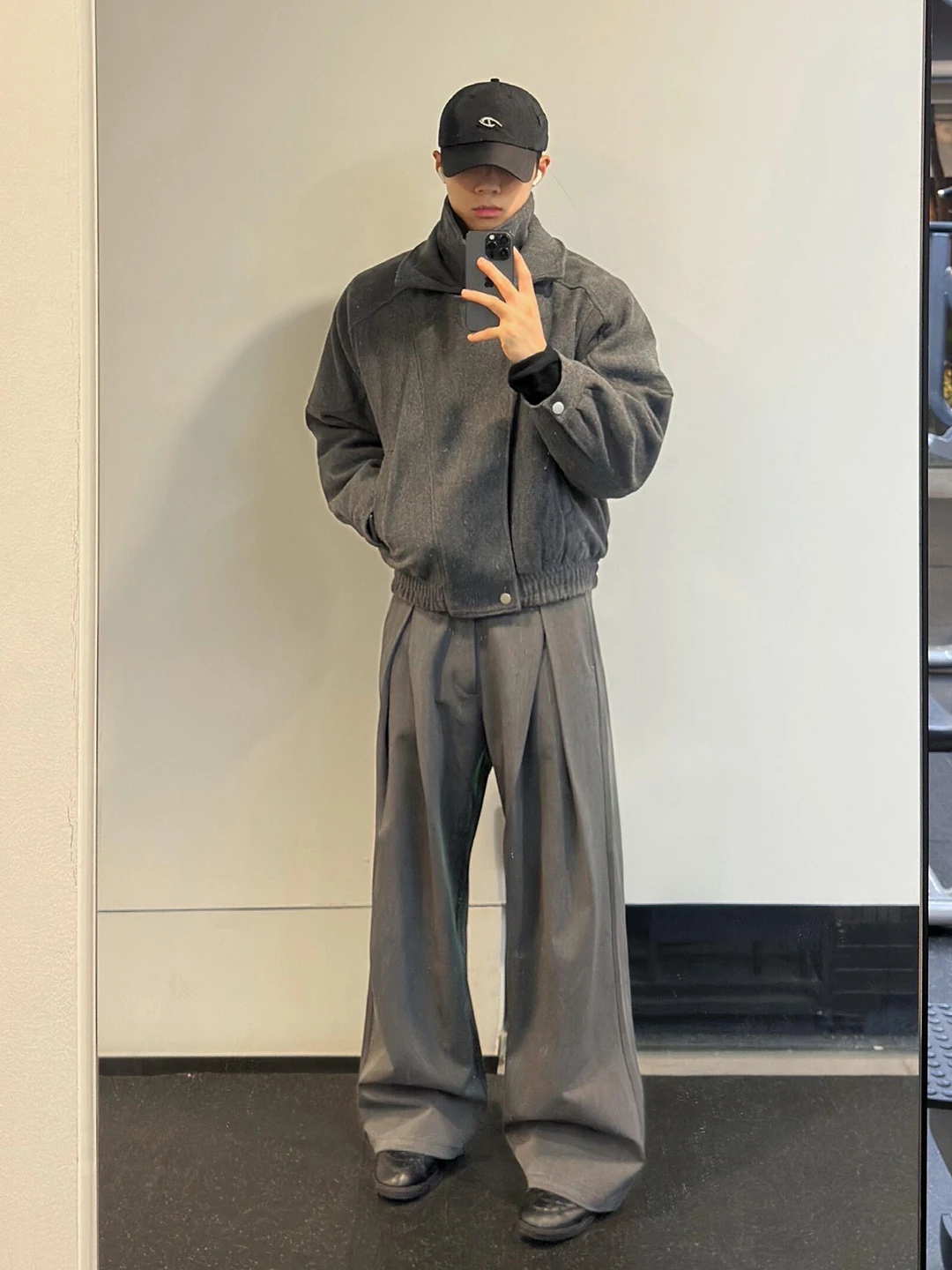 

Cleanfit Men's Autumn Straight Leg Trousers Old Money Sle Wide Leg Pants Long Pants Casual Youth ular Pure Color