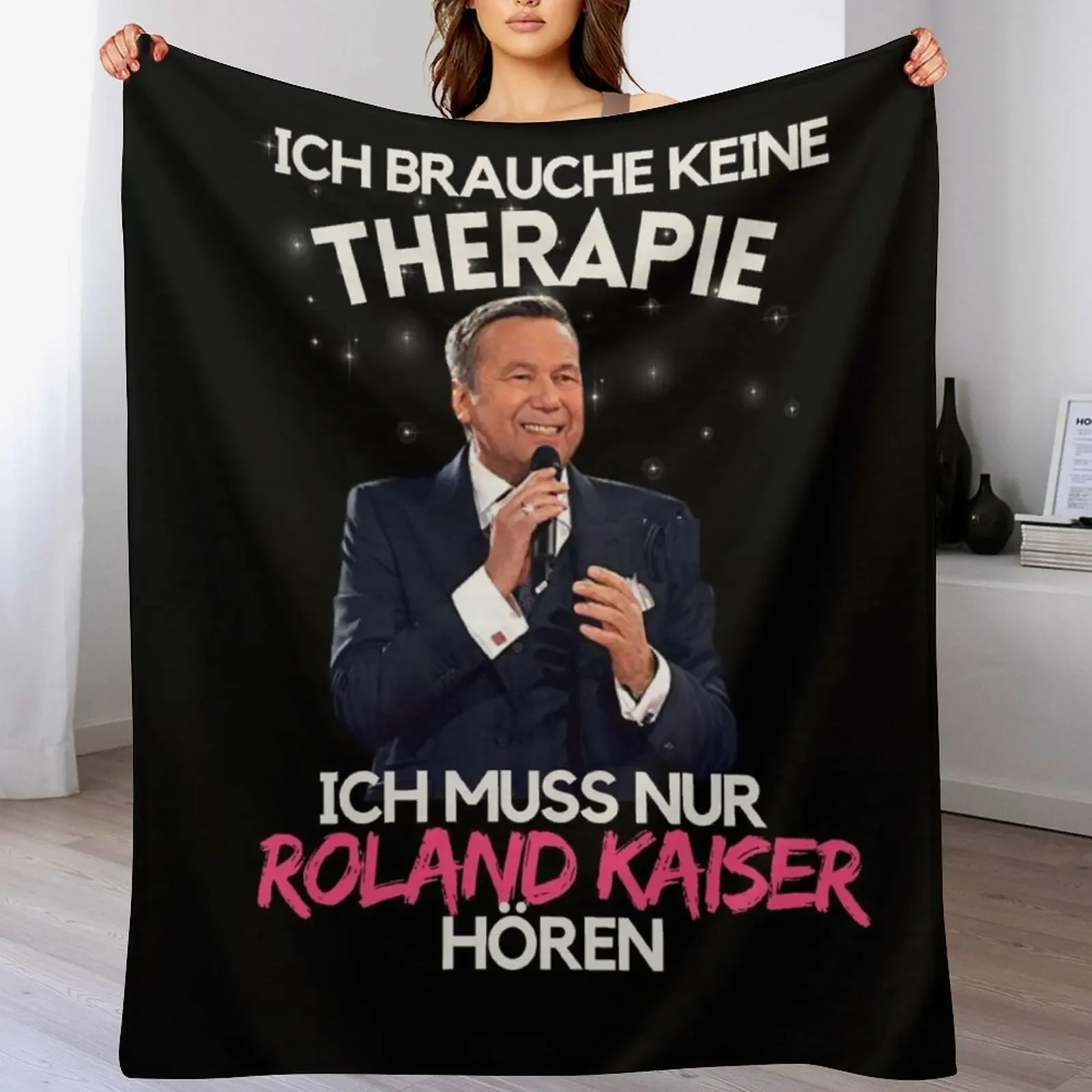 

Roland Kaiser-roland kaiser festival- roland kaiser merch Throw Blanket Stuffeds Furry Large Luxury St Blankets