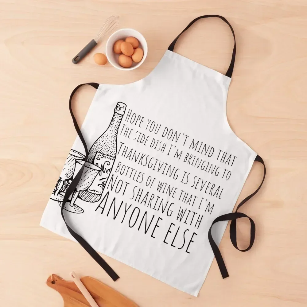

Funny thanksgiving wine Apron Home Utensils Manicurists beauty master innovative kitchen and home items Apron