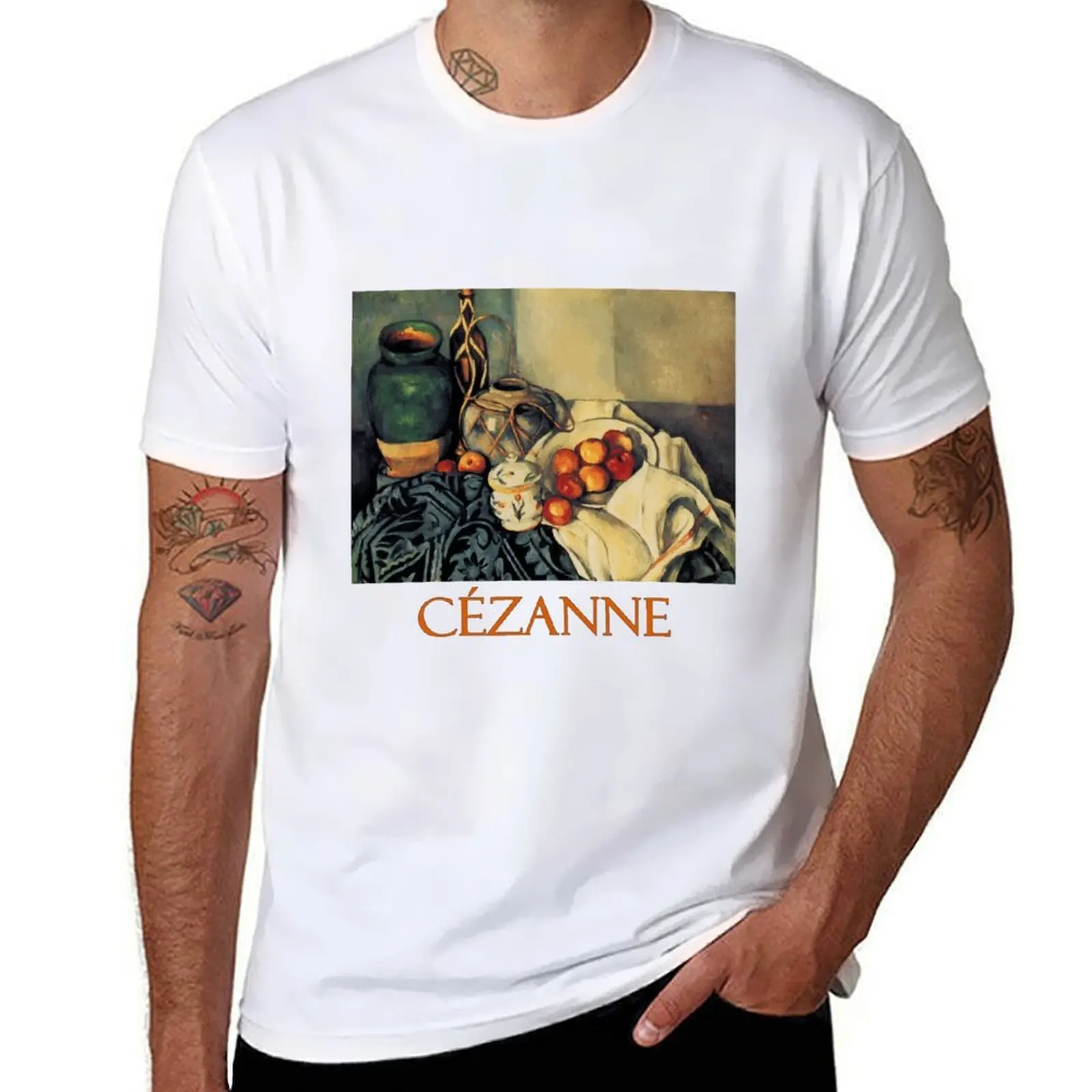 

Dish of Peaches by Paul Cezanne T-Shirt anime t shirts oversize funny t shirts dark humor T-Shirt