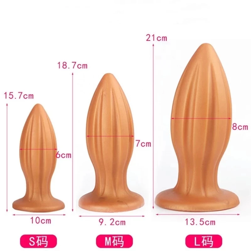 Sex shop Thick Huge Anal Plug silicone Big Butt Plugs Vagina Anus Expansion Prostate Massager Erotic Anal Sex Toys For Men Women