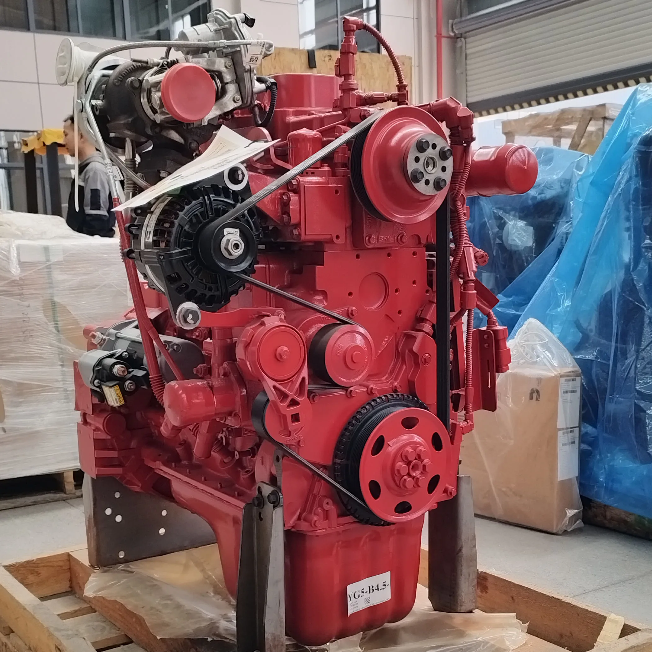 B4.5 4 Cylinder 4-stroke Complete Engine Available Diesel Construction Engine for Industrial Machinery