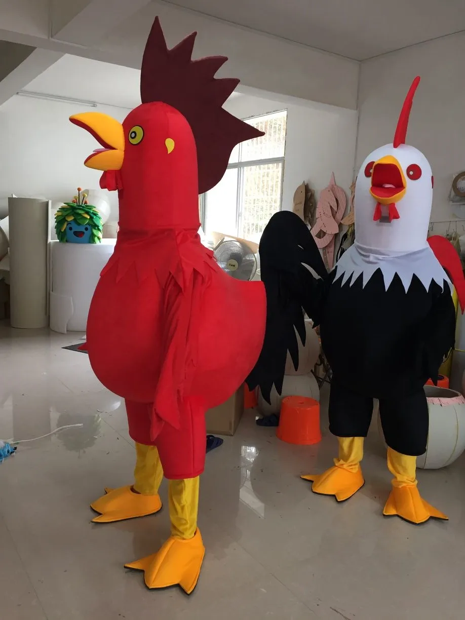 

2025 Halloween Christmas New Rooster Mascot Costume Cock Halloween ChristmasFunny Animal Chicken Adult Size