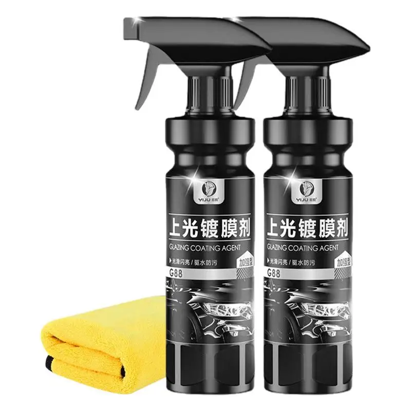 500ml Car Interior Repair Spray Long Lasting Shine And Protection Car Refurbishment Spray Deep Cleaning Car Spray For Most Cars