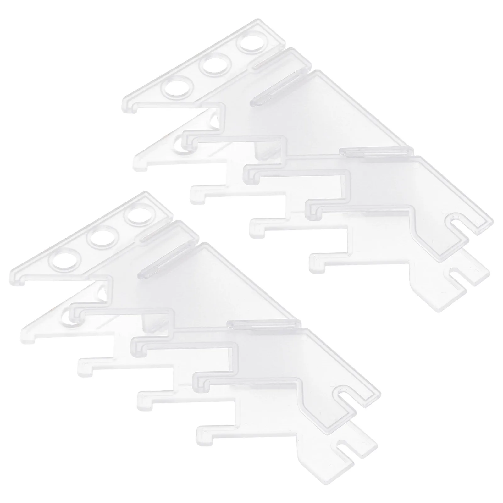 

2Pcs Transparent Finger Skate Storage Rack Plastic Board Organizer for Desk Display and Travel Use Stand Board Rack