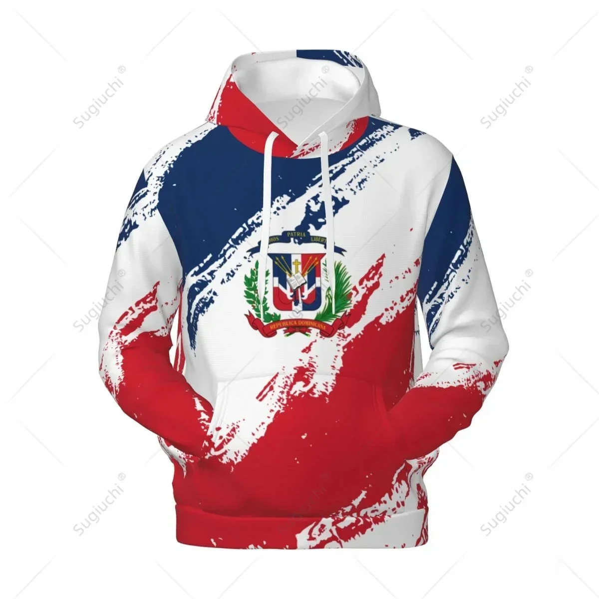 Unisex Dominican Republic Flag Color Hoodie 3D Men Women Harajuku Sweatshirt Pullover Hoodies Polyester Casual