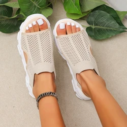 Women Sandals Women Casual Platform Shoes Thick-Soled Sandalias Open Toe Beach Shoes for Women Zapatos Mujer