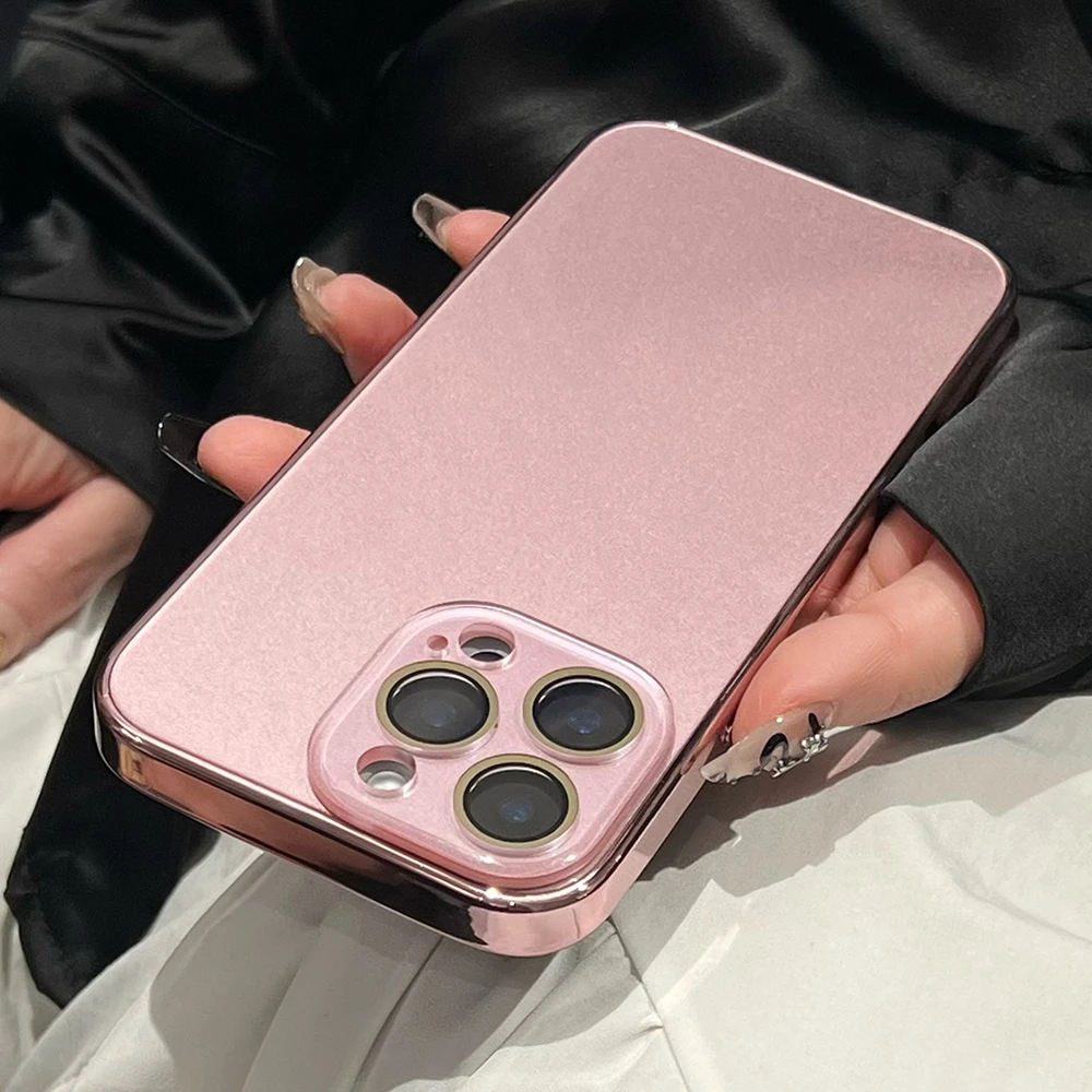 Luxuriöse, glänzende Handyhülle aus Glas für iPhone 18, 17, 15, 16 Pro Max, 14, 13, 12, 11 mit Kameraschutz, stoßfestem Rahmen und harter Schutzhülle. – Detail 13
