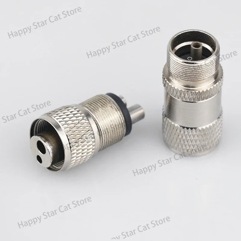 Turbine Handpiece Adapter 4 Holes 2 Holes Changer Connector for High Speed Handpiece Spare Parts Tool Tubing Hose
