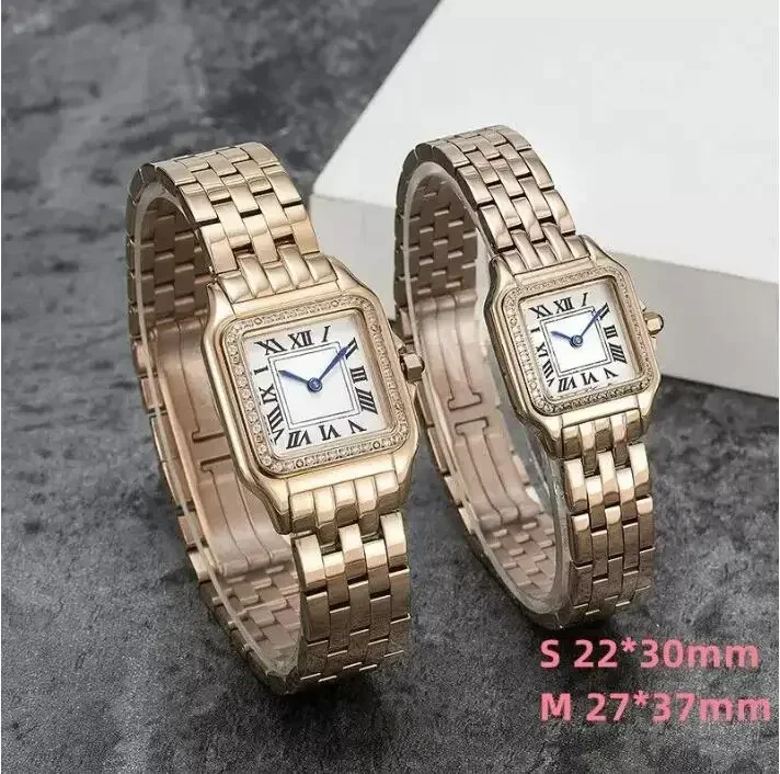 Luxury New Womens Lady Girl Watch Gold Silver Steel Female Ladies Quartz Bracelet Watches Diamonds