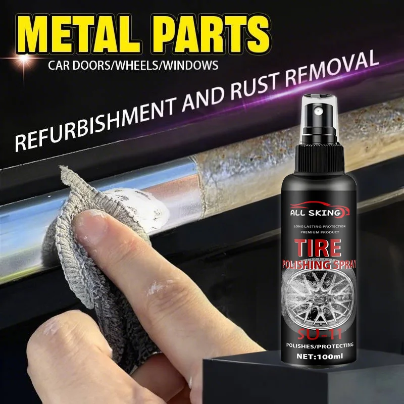 

Спрей для удаления ржавчины с металла 100 мл, быстродействующее средство для очистки автомобильных винтов, гаек и железных деталей