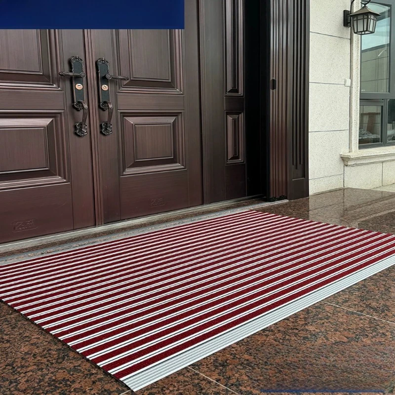 Villa entrance aluminum alloy floor mat household door non-slip foot pad 3