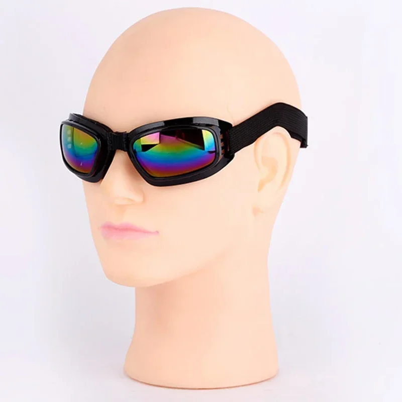 1Pcs Foldable Anti Glare UV Protection Cycling Sunglasses Sports Ski Goggles Glasses Windproof Dustproof Motocross Sunglasses