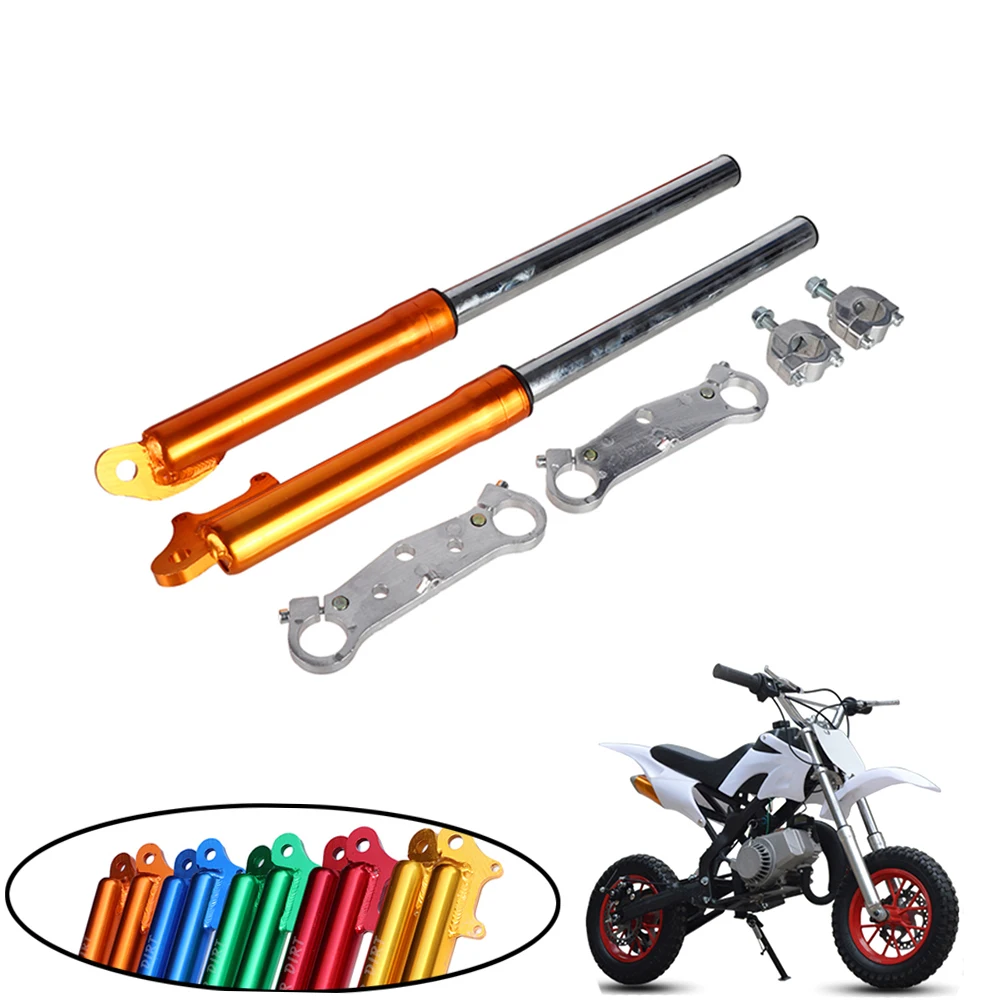 

MoMotorcycle Front Fork Shock Absorption Suspension Kit For 47cc 49cc 2 Stroke Pocket Bike Mini Moto Moped Motocross Parts
