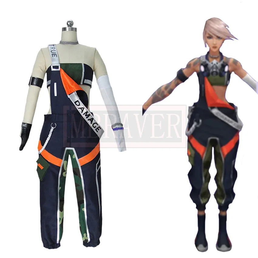 

Game LOL True Damage Akali The Rogue Assassin Cos Halloween Uniform Cosplay Costume Custom Made Any Size