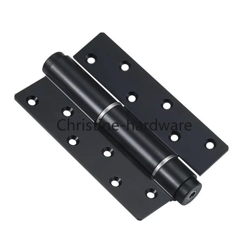 7INCH Self close buffer Hydraulic  Invisible door hinges 80KG Heavy Duty Mute Casement Space Aluminum  automatic Close Hinge