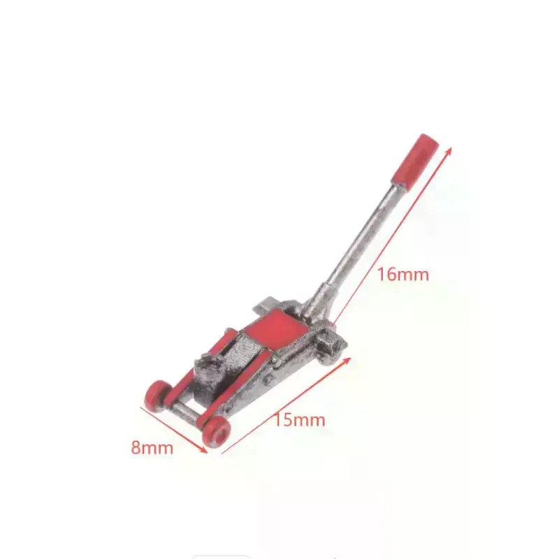 1/64 Scale Car Lifting Jack Model Modification Garage Repair Accessories Scene Collocation Miniature Sculpture Display view 5