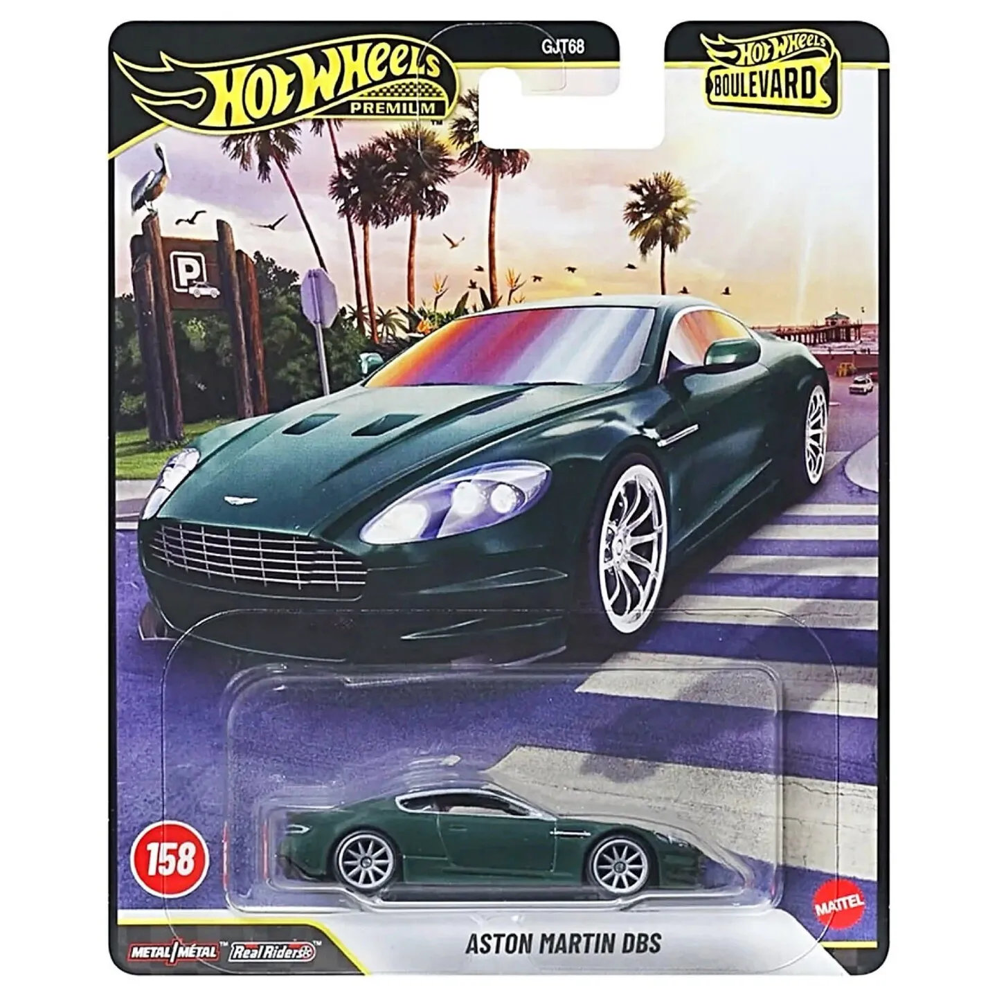 Hot Wheels Premium Boulevard GJT68 Druckguss-Automodell Enzo Ferrari Aston Martin Benz 560 Sammlerfahrzeug Geschenk – Detail 7