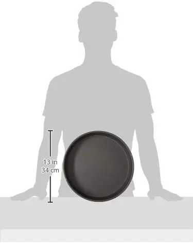 12 Inch Deep Dish Pizza Pan, 2.25 Inch Height, Chicago Style Non-Stick Baking Sheet