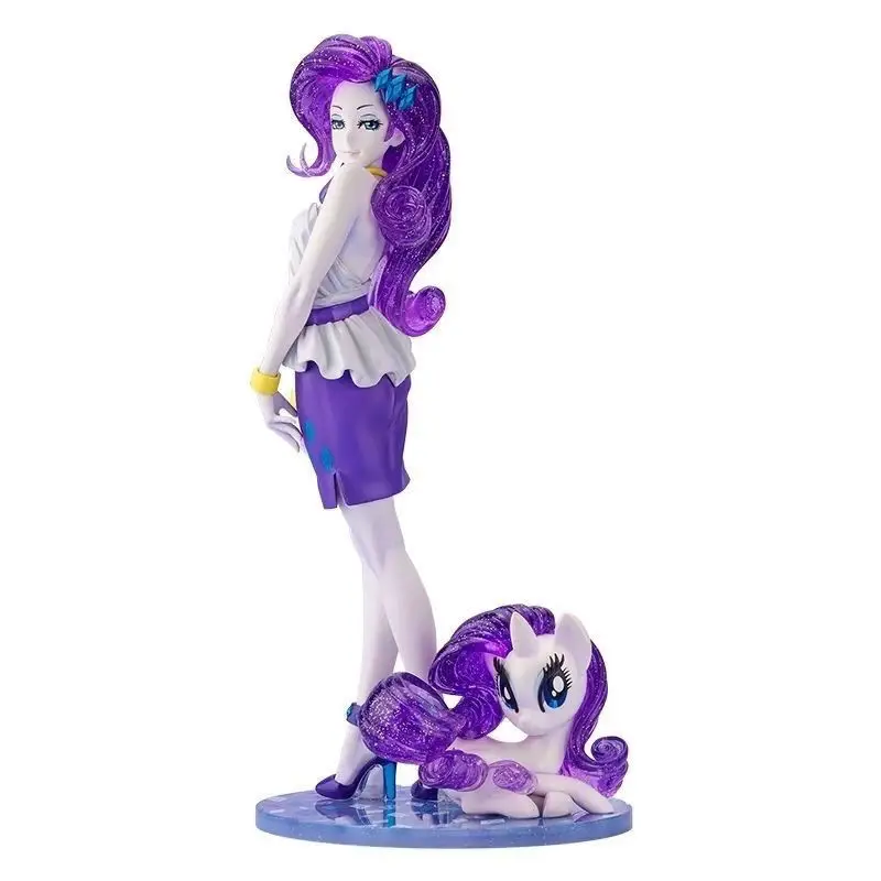 Cartoon MY LITTLE PONY Bishoujo Rarity Figures Rarity Action Figures PVC Anime Collection Model Toys Desktop Decoration Gifts