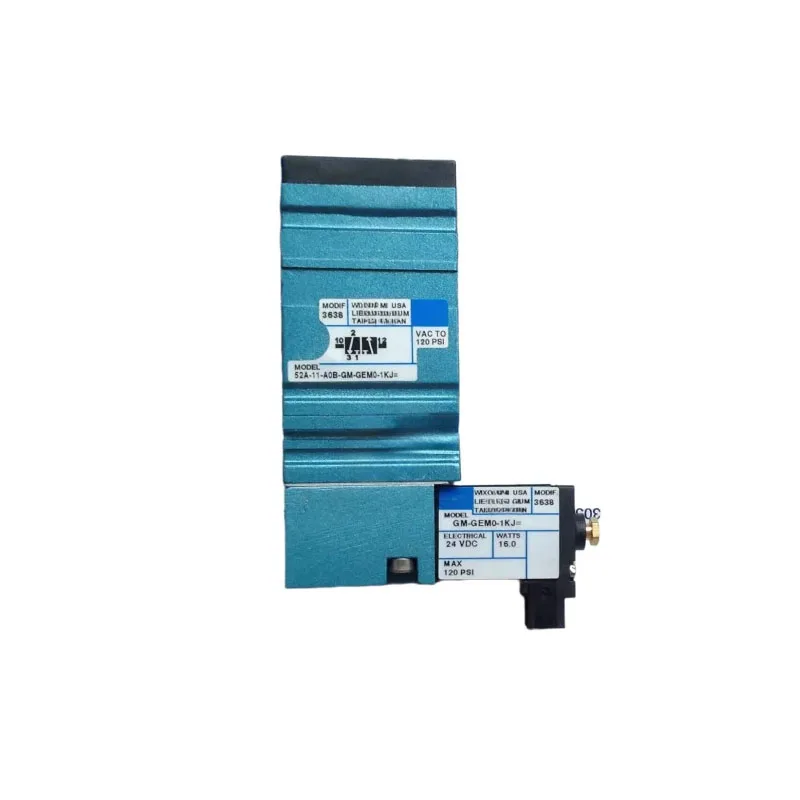 Brand new original solenoid valve 52A-11-A0B-GM-GEMO-1KJ 52A-14-D0A-DM-DDAJ-2KD 52A-11-D0B-DM-DDAA-1BA 52A-11-D0A-DM-DJAA-1BA