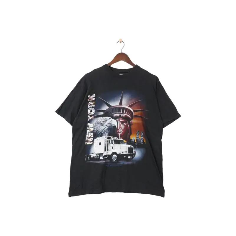 

Rare Vintage New York Trucker T Shirt Size L Heavy Cotton