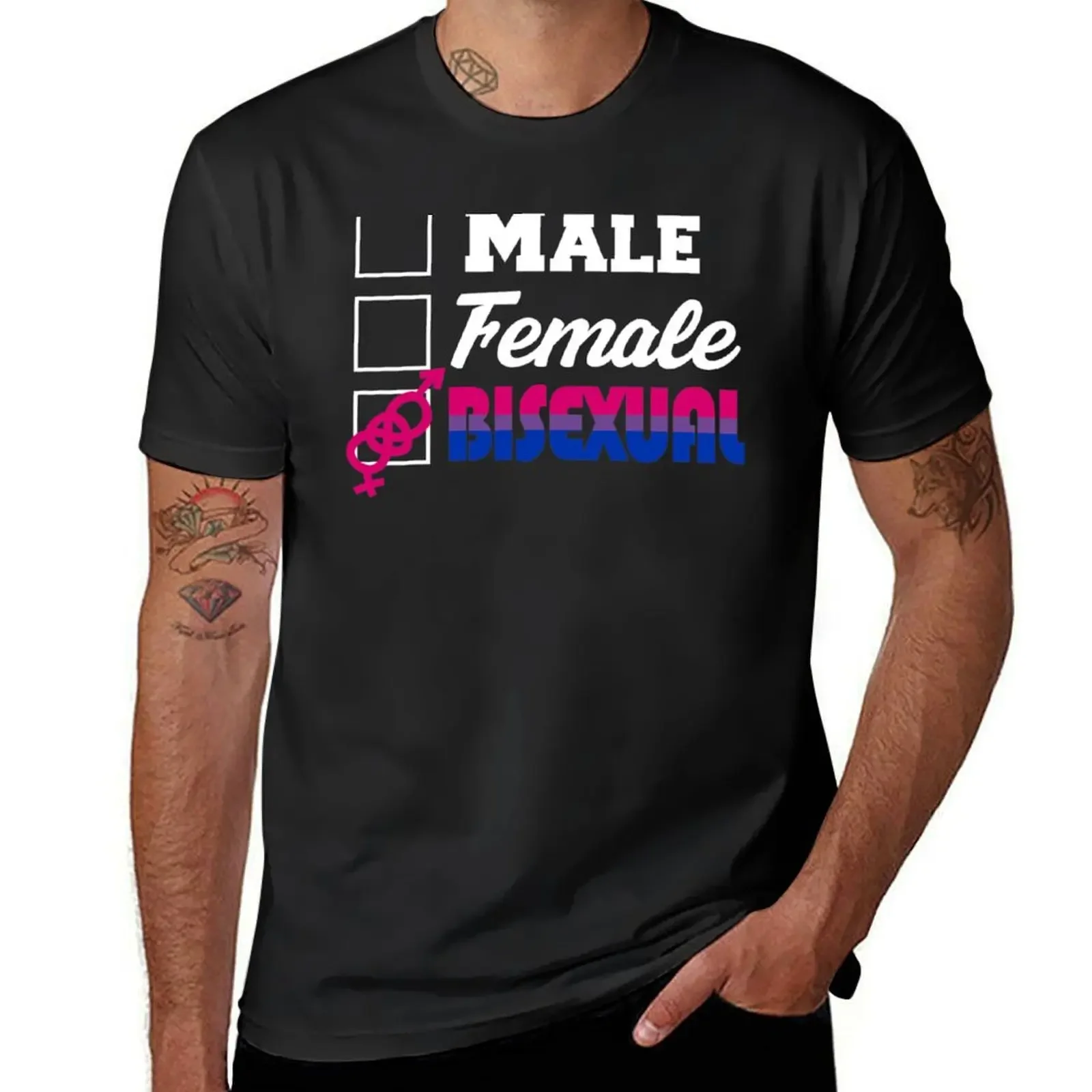 Gender Checklist Bisexual Pride Flag Lgbtq Cool Lgbt T-Shirt essential t shirt t shirt for men