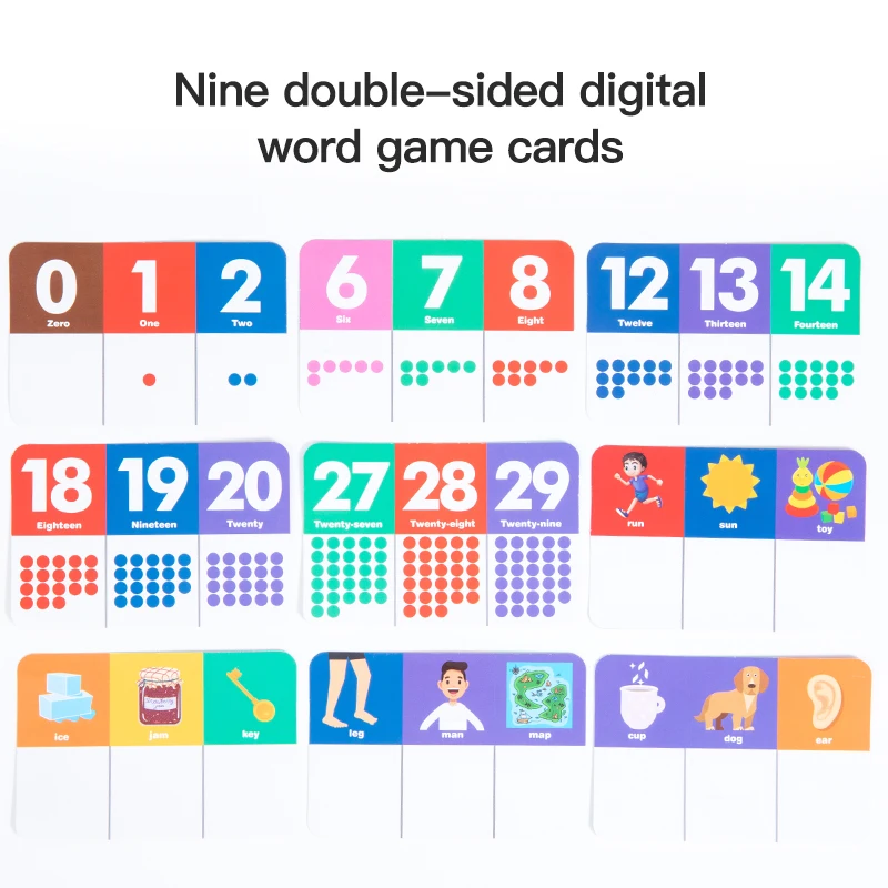 التعليم المبكر الإنجليزية الإدراك الرقمي ختم كتل الشكل المعرفي اللون الحيوان الجدول لعبة ألعاب تعليمية للأطفال #4