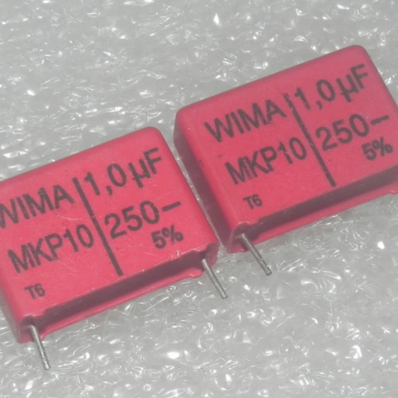 10PCS/LOT MKP10 250V 1UF 1.0UF 250V105J  Weimar Thin Film Capacitor Pin Pitch 22.5mm