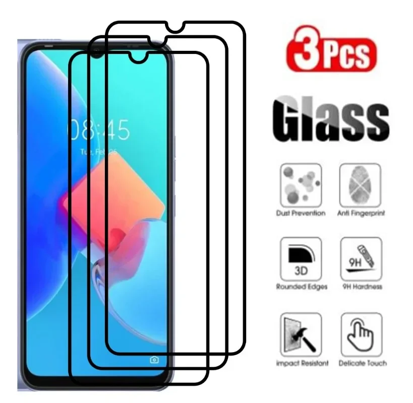 Full Coverage Screen Protector Glas For Tecno Spark 10 10C Pop 7 9 8C Pova 4 Pro 8P Neo 2 Go 2023 Protective Tempered Glass