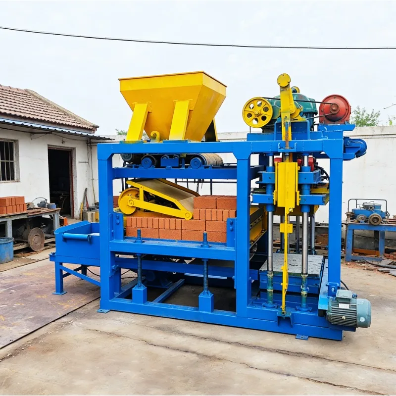 PLC Fully Automatic Brick Making Machinery Cement Concrete Hollow Block Production Line with Gearbox Mold Long Service Life