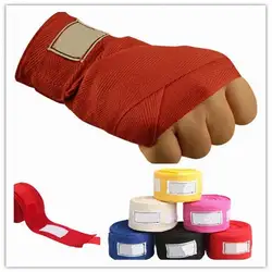 1.5/2/3/5M boxe sport avvolge fasciatura Kick Boxing Mma Muay Thai Hand Wrap Belt Combat Training paramano benda elastica