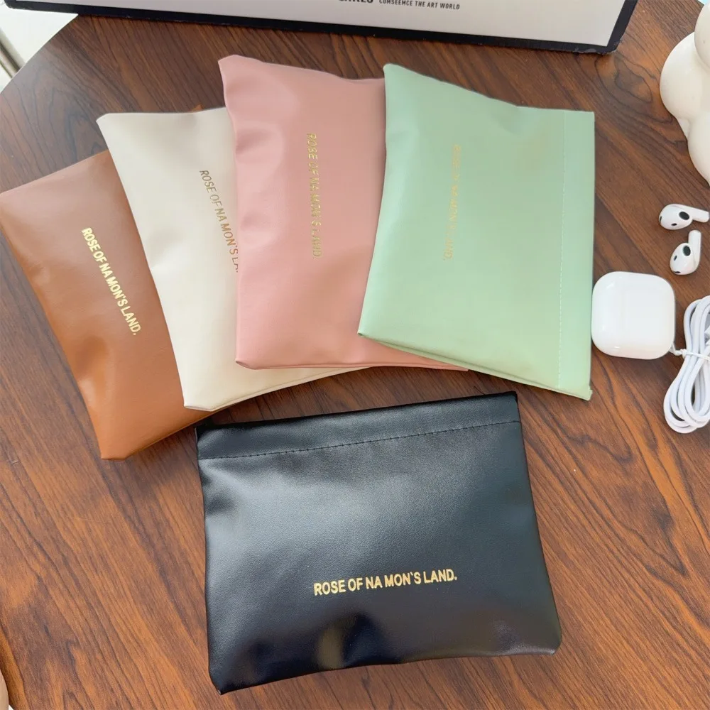 Mini Earphone/Data Cable Storage Bag Closed Bullet Bag Candy Colored Coin Bag Zero Wallet Lipstick Handbag Small Bags Gift 2025
