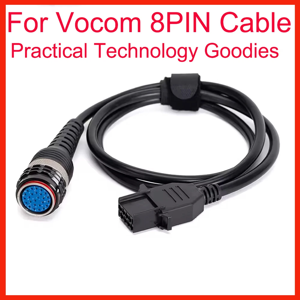 2026 Hot Sale Truck Diagnostic Tool Cable FCI 8Pin Diagnostic Cable for Vocom 88890300 Diagnostic Kit