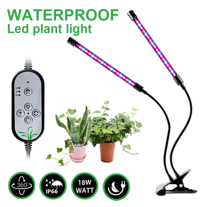 LEDUSB volledige spectrum controle plantengroei licht plant licht kwekerij bloem indoor groei doos clip licht kas tent