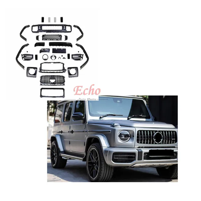 

BR High Quality G 63 Style Bumper for Benz G Class Upgrade Body Kit for G 500 2020 Upgrade Bumpers .W 464 Body Kit
