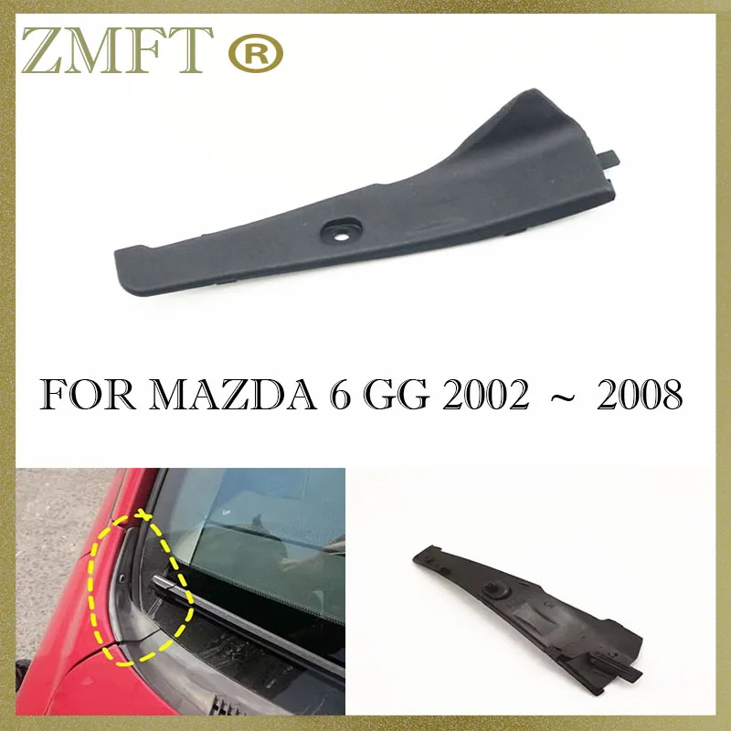 

Передняя решетка для ветрового стекла автомобиля, дренажная панель, литье, крышка, молдинг для крыла для Mazda 6 GG 2002 2003 2004 2005 2006 2007 2008