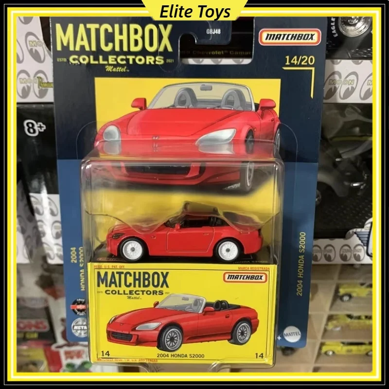

Коллекционная коробка Mattel Match Box Series 2004, Honda S2000, металл, масштаб 1:64, литая под давлением модель автомобиля, коллекционная игрушка, подарок для мальчиков