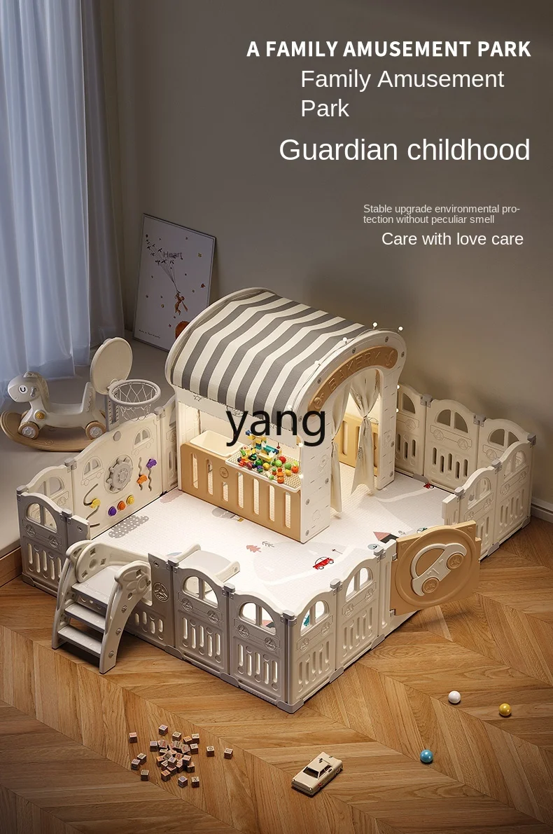 CX-valla de juego para niños, estera protectora para gatear, para el hogar, interior, suelo