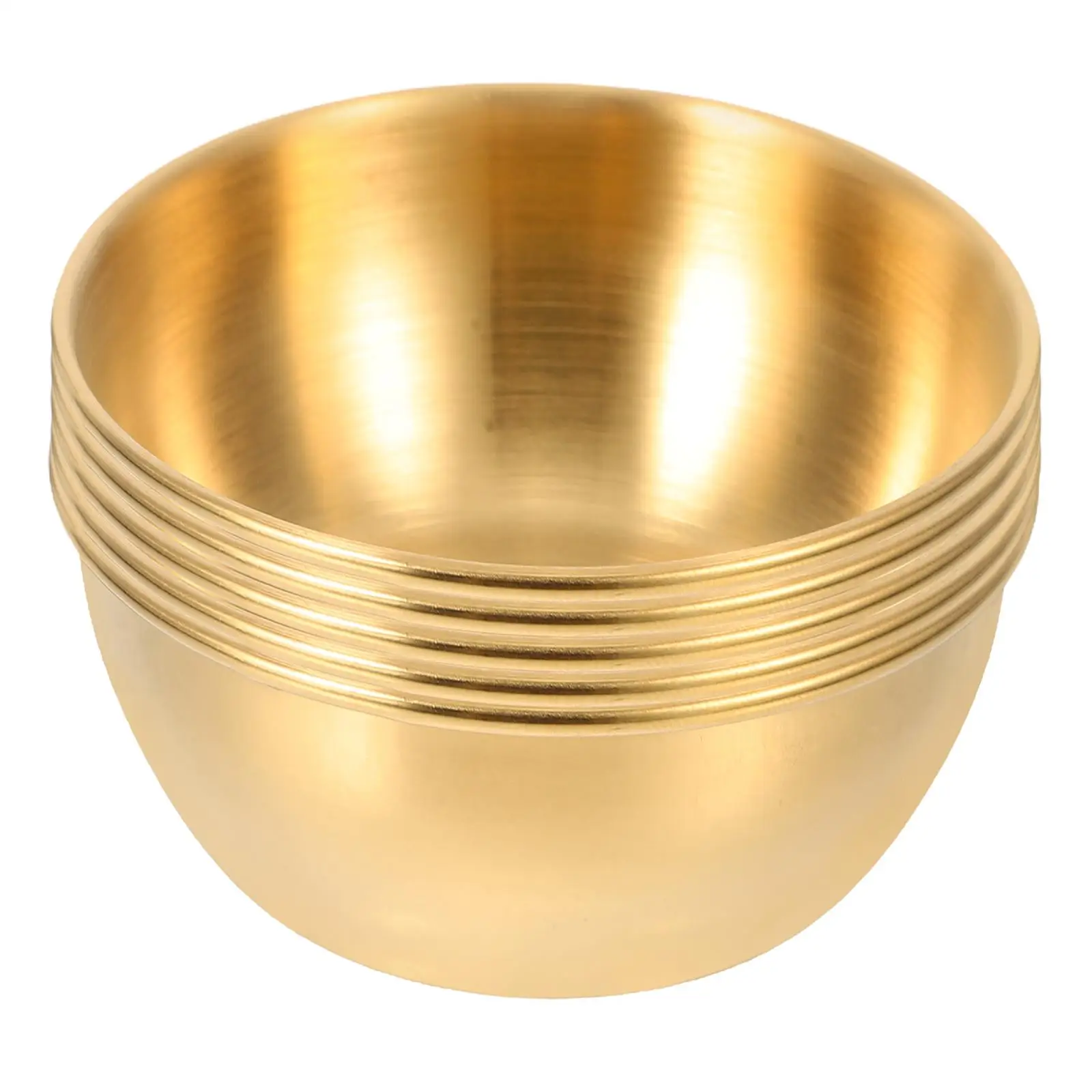 

5 Pcs Stainless Steel Plate Small Appetizer Soy Sauce Tray Food Dish Seasoning Dishes Spice Tomato Ketchup