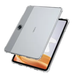 Weiches transparentes Gehäuse für Oppo Pad Air 2 11,35 Zoll 11.35 Anti-Drop-TPU-Airbag Silikon hülle Funda für Oneplus Pad Go