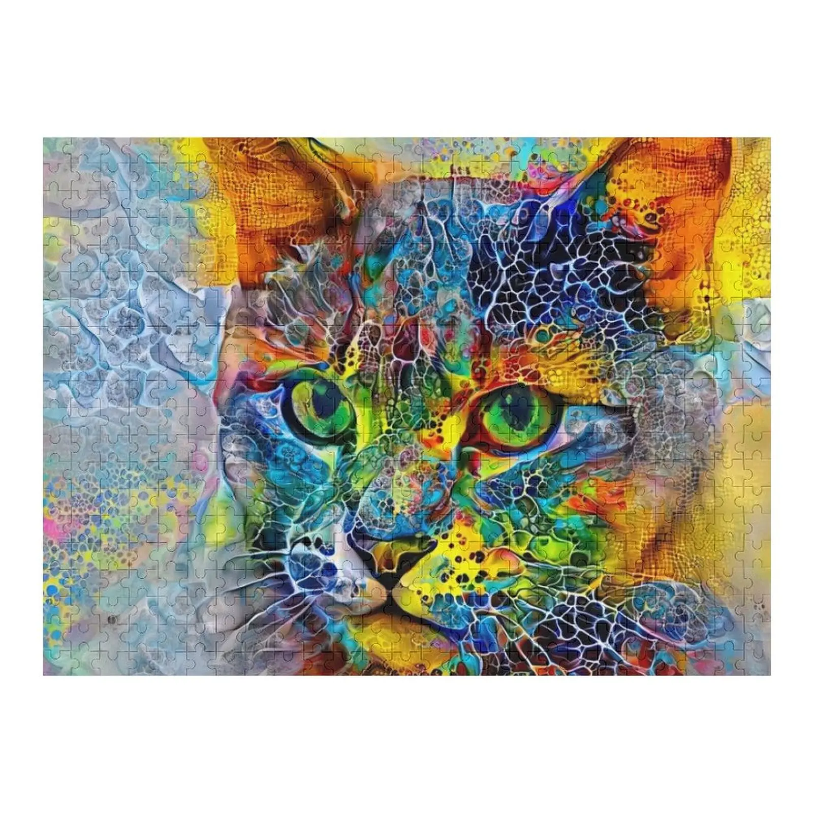 

Abstractions of abstract abstraction of cat Jigsaw Puzzle Anime Wooden Boxes Puzzle