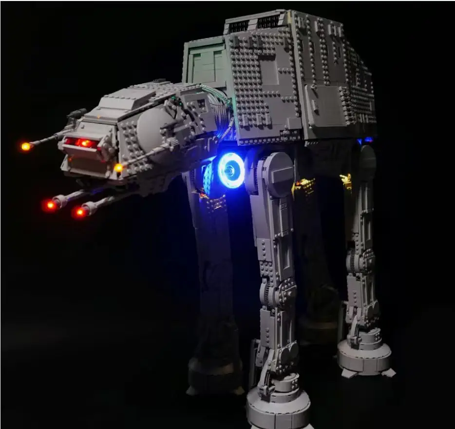 متوفر 6785 قطعة كبيرة AT-AT متوافقة مع اللبنات الطوب نموذج هدايا عيد الميلاد اللعب في الأوراق المالية